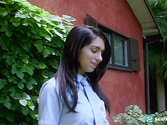 Joseline Kelly Takes Off Her Schoolgirl Uniform and Masturbates