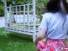 Joseline Kelly Takes Off Her Schoolgirl Uniform and Masturbates