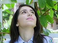 Joseline Kelly Takes Off Her Schoolgirl Uniform and Masturbates