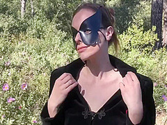 Public No Hands Deepthroat With Cum In Mouth On Sainte Victoire