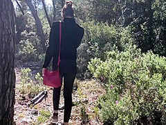 Public No Hands Deepthroat With Cum In Mouth On Sainte Victoire