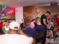 Two Sex Slaves And Fucked And Humili With Steve Holmes, Cherry Kiss And Antonio Ross