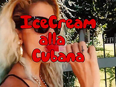 Gabriela Flores In Ice Crem For Cuba, Hot Cuban Slut Sucks Two Big Cocks And Gets Fucked, With Alabor And Gothic