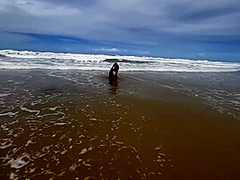 Pitbull Porn And Loira Luxx In Fui Na Praia De Nudismo Tomar Banho De Mar E Acabei Tomando Banho De Porra 12 Min
