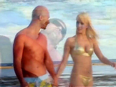 Perfect Blonde Girl Fucking In Both Holes On A Beach