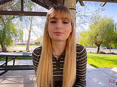 Real Teens, Evie Christian And Rough Sex - 18+ - Sexy Teen 18+ With Bangs Does Her First Porn