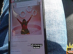 Chubby German public lady POV fucked outdoor by sex date