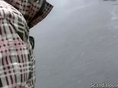 Public fetish teen slut sucking