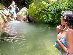 I Masturbate Watching An Unknown Latina Chinese While She Bathes In The Lake And Ends Up Her Very Hard Until She Gets Chanted
