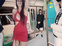 Student 18+ Is Surrounded By Delinquents Inside The Train