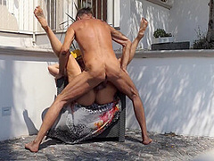 Amateur Blonde Mature Wife Sex Fun Outdoors
