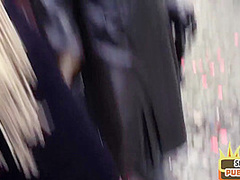 Public Cock Sucking Babe Humped By Her Intercourse Date