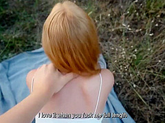 A Walk In A Forest Area Ended With Public Fucking And Cum In The Mouth