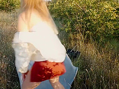 A Walk In A Forest Area Ended With Public Fucking And Cum In The Mouth