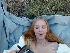 A Walk In A Forest Area Ended With Public Fucking And Cum In The Mouth