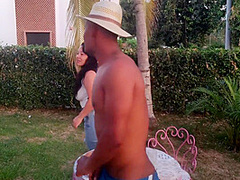 Eating Coconut And Sucking Cock Rioc And Anita Spend The Afternoon