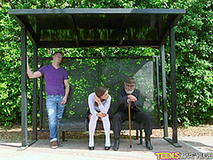 Bus Bench Creepin - RealityKings with Bill Bailey, Abella Danger