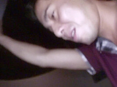 Japanese Babe Blows A Guy With Hairy Dick On The Stairs