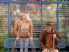 Bus Bench Biddie - RealityKings with JMac, Riley Star