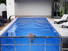 Stacy Gets Soaking Wet With Christian Clay, Stacy Cruz - Brazzers