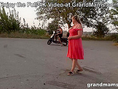 Juicy Granny can’t get Enough of that Small Cock! Cougar Jennifer Wett for GrandMams