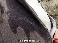 Sweaty older Japanese woman with massive tits uses them on my feet