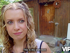 VIP4K. Sneaky Dad fucked a girl right in his vegetable garden