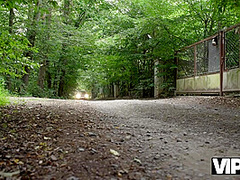 VIP4K. Sneaky Dad fucked a girl right in his vegetable garden