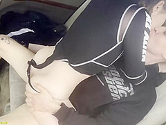 real teen couple fucks in the car