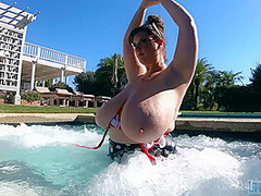 Lana Kendrick - Polkadot Hottub Gopro 1