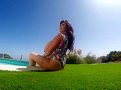 Rachel Aldana - Poolside Color Gopro 1