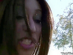 Solo Fingering Pussy Outdoor With Nadia Pariss