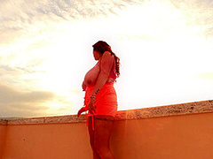 Rachel Aldana - Pink Lace Up 1