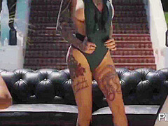 Double Penetration By The Pool For The Horny Girl Korinha