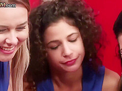 Ir Cfnm Locker Room Cheerleaders Give Femdom Oral