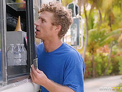 Jade Screams For Ice Cream With Michael Vegas, Jade Amber - Brazzers