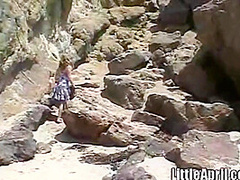 Little April In Hot Teen 18+ Fingers Herself In Outdoor