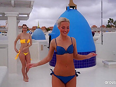 Charlie Red And Lovita Fate In Scissoring And Pussy Licking In The Jacuzzi With And For