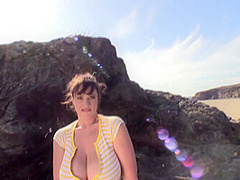 Lana Kendrick - Topless Beach 2