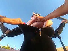 Lana Kendrick - Halloween Kitty Lapdance