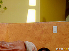 A Lesson In Footplay With Ricky Spanish, Joslyn James, Kiara Cole - Brazzers