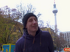 Fiamma Monti And Jason Steel - Petite Brunette Double Pounded In The Park