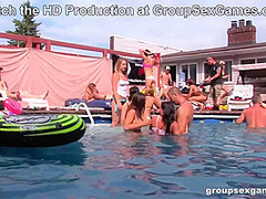 All we Wanna do I fuck in the Pool for GroupSexGames