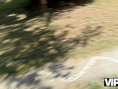 VIP4K. George Uhl fucked hard a young unfaithful wife in the bushes