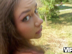 VIP4K. George Uhl fucked hard a young unfaithful wife in the bushes