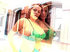Elle Faye - Holiday Green Sparkle 2 - PinupFiles