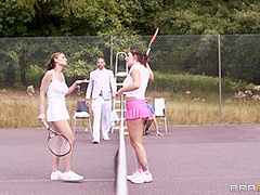 Why We Love Women's Tennis With Abbie Cat, Jay Snakes, Yuffie Yulan - Brazzers