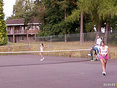 Why We Love Women's Tennis With Abbie Cat, Jay Snakes, Yuffie Yulan - Brazzers