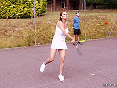 Why We Love Women's Tennis With Abbie Cat, Jay Snakes, Yuffie Yulan - Brazzers