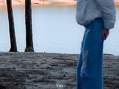 Risky Blowjob On The Beach With Skye Wood